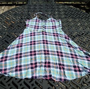 SO Plaid Tank Dress